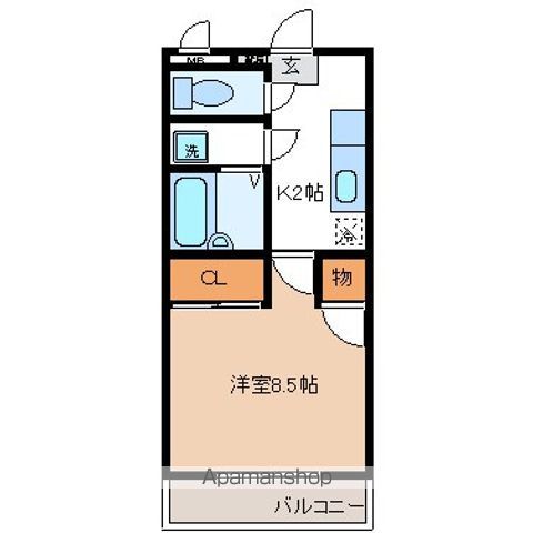 フォレスト小松の間取り写真