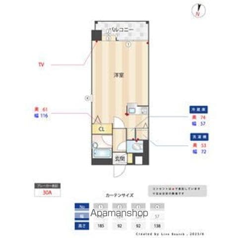 サンセーヌ大名の間取り写真
