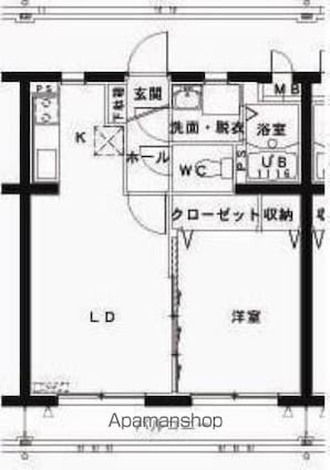 ＴＲＵＳＴＹⅢ[1LDK/40.1m2]の間取図