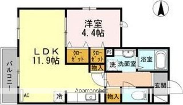 メゾンヤマトの間取り写真