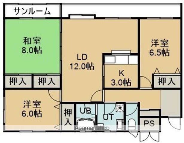 松陰町ハイムの間取り写真