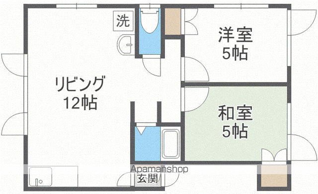 サンパレス清田の間取り写真