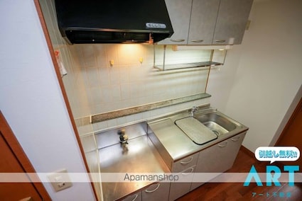 マリベールＫＭ道後[1K/28.47m2]のキッチン