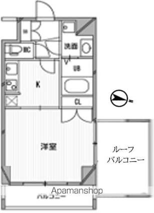 スペーシア高円寺Ⅰ[1K/29.64m2]の間取図