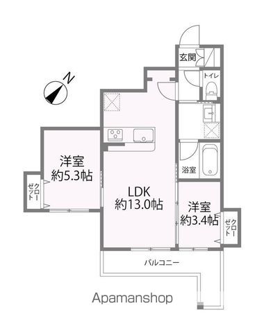 REGLIA今里NORTHの間取り写真