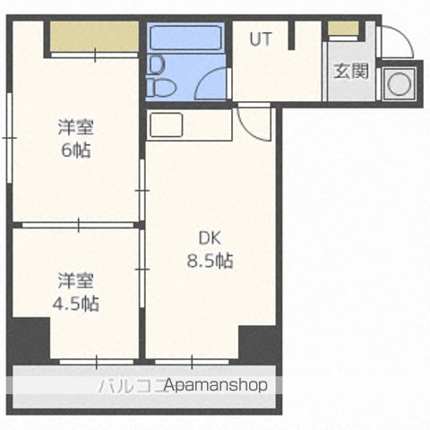 大通24マンションの間取り写真