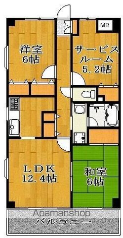 アレグリア芝山の間取り写真