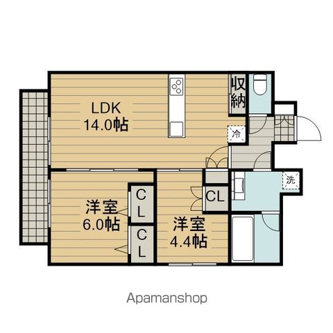 メインステージ府中中河原駅前の間取り