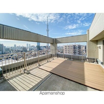 ドゥーエ向島Ⅱ[1LDK/41.62m2]のバルコニー