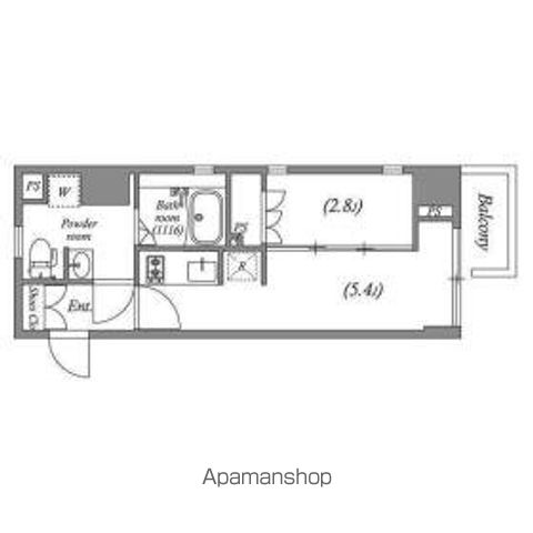 ＡＬＴＥＲＮＡ清澄白河の間取り