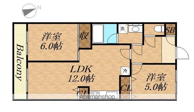 【ヴェルジュ多摩川の間取り】