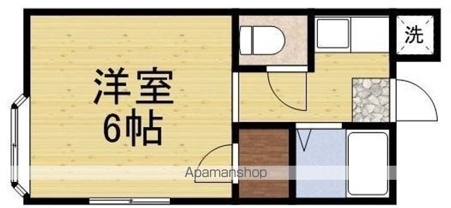 【武蔵野市境南町のアパートの間取り】