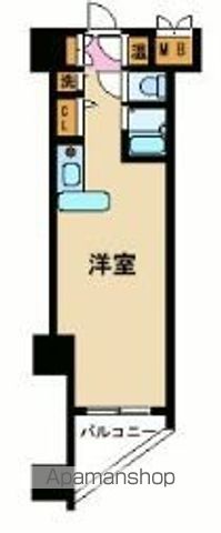 【福岡市中央区春吉のマンションの間取り】