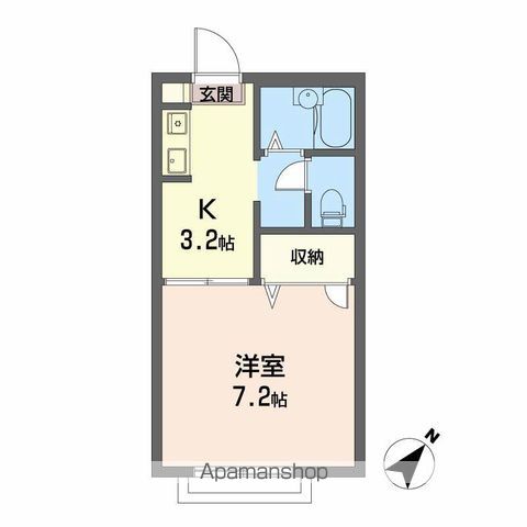 ハイツ樫の前 A棟の間取り写真
