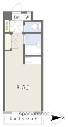 ビッグバン和光Ⅱ[1R/21.6m2]の間取図