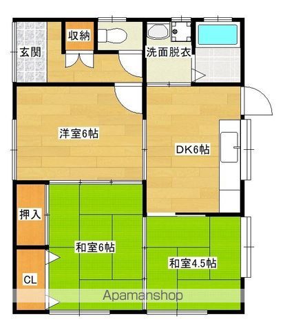 北諸県郡三股町 1階建 築28年の間取り写真