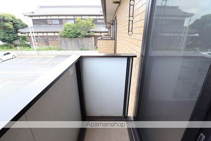 シュロス蒲地　Ａ[2LDK/57.13m2]のバルコニー