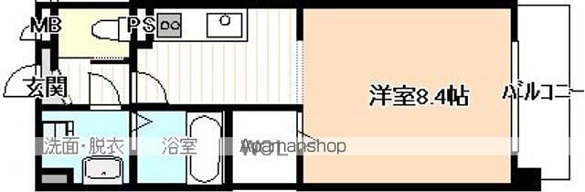 カーサタチバナの間取り写真