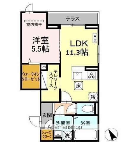 ＤーＰＡＩＮＡ東長沼の間取り