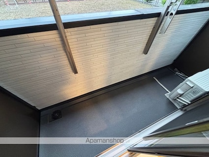 ラクーン堅田[1K/27.02m2]のバルコニー