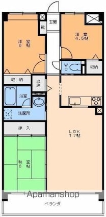 シェーンブルン持田[3LDK/73.62m2]の間取図
