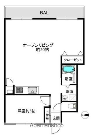 永谷リヴュール新宿の間取り写真