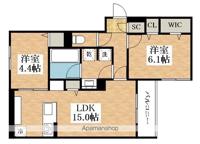 D−ROOM平野区平野西2丁目PJの間取り写真