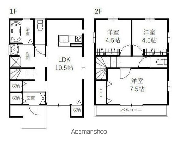 ビューティーエコ泉　Ｂ棟の間取り