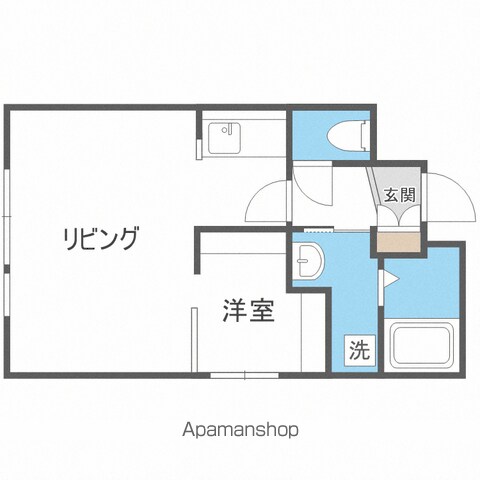 HS414 旧)サザンスクエアの間取り写真