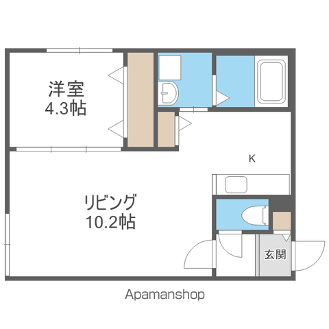 HERO YAMAHANA2の間取り写真