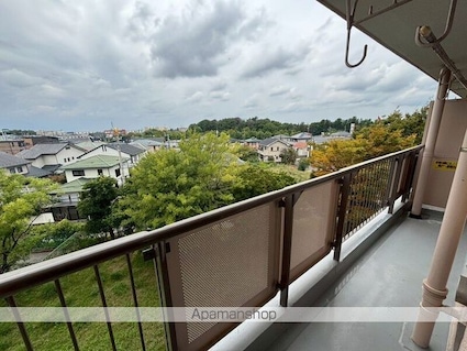 大津ヶ丘団地２号棟[2LDK/51.66m2]のバルコニー