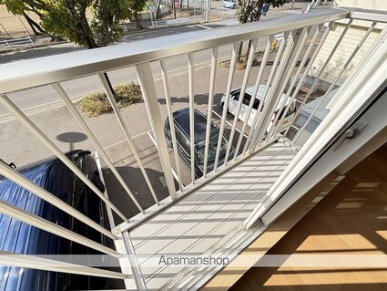 シャインリバー八幡Ⅱ[2LDK/54.27m2]のバルコニー