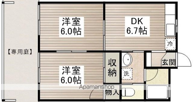 キャッスル柳澤B棟の間取り写真