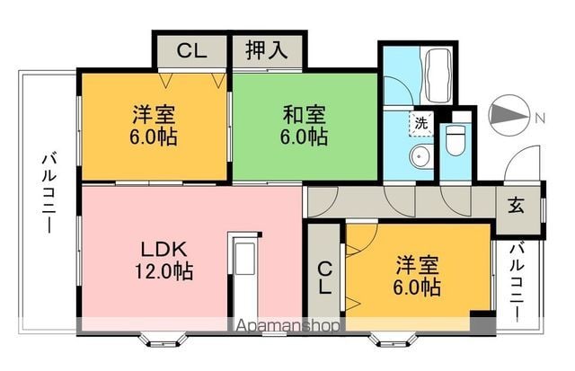 ルミエールIIIの間取り写真