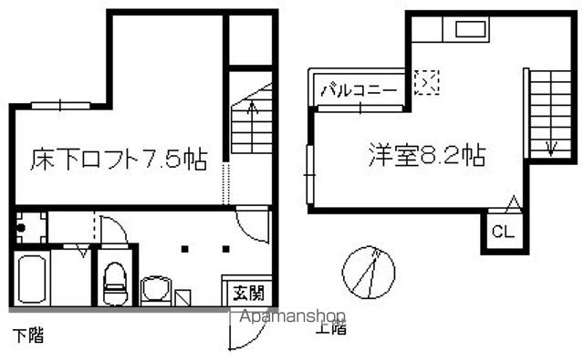 レジアス唐人町の間取り写真