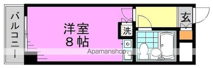 東京都杉並区堀ノ内１丁目[1R/22.14m2]の間取図