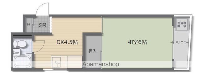 都ハイツの間取り写真