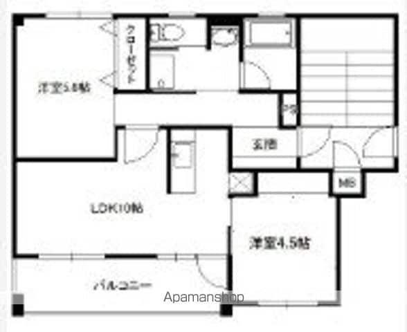 井上マンションの間取り写真