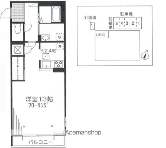 ロイヤルヒルズ[1R/40.98m2]の間取図