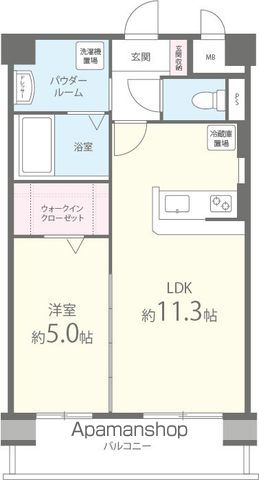 パインローズ福岡東の間取り写真