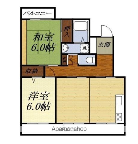 パールマンションITOの間取り写真
