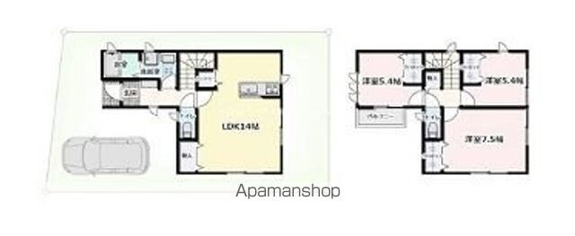 ファミーリエ高島平[3LDK/78.24m2]の間取図