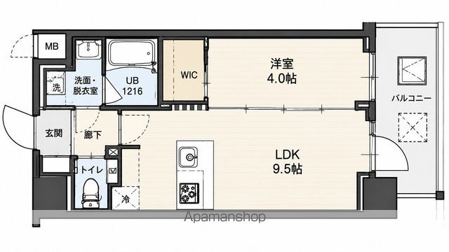 S−RESIDENCE江坂FOCALの間取り写真