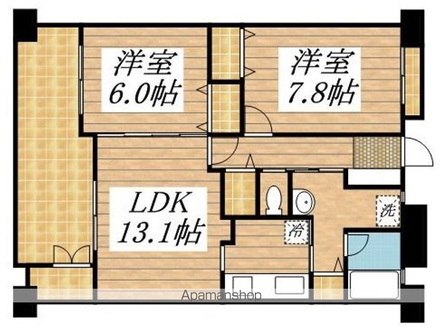 日野市石田のマンションの間取り