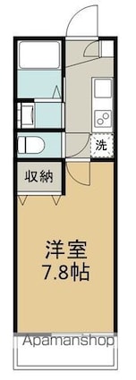 Ｓｏｌａ福田町[1K/23.6m2]の間取図