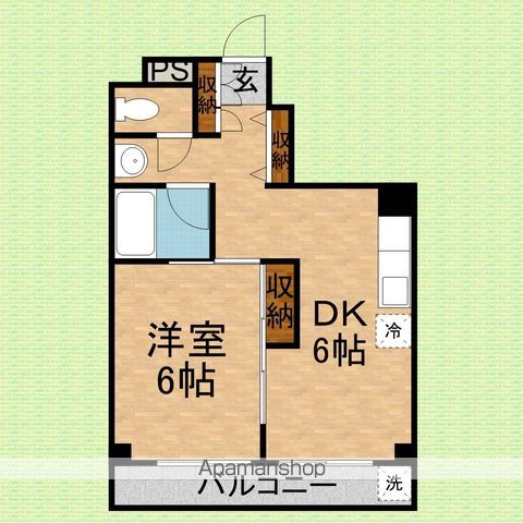 アルカディアしきの間取り写真