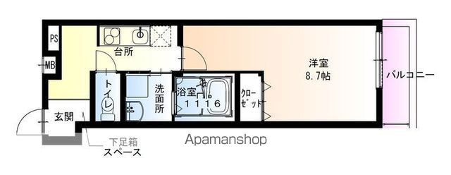 フジパレス湊駅南サウスの間取り写真