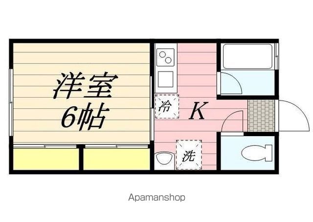 三鷹市牟礼のアパートの間取り