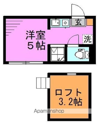 メゾンドオーブ新高円寺[1R/11.14m2]の間取図