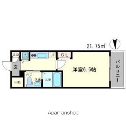 エスリード江坂江の木町の間取り写真